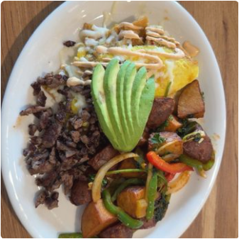 Breakfast plate